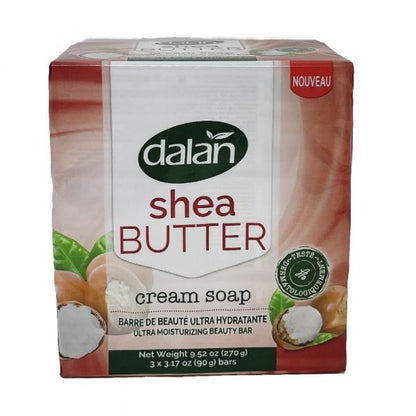 Dalan Cream Bar Soap Shea Butter 3ct 90g