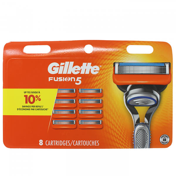 Gillette Fusion5 8 Cartridges Carded