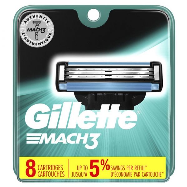 Gillette Mach 3 8Cartridges