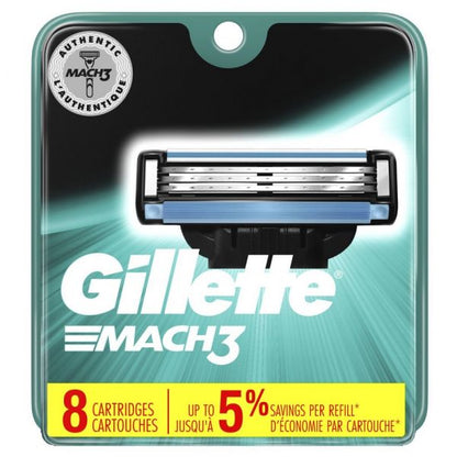 Gillette Mach 3 8Cartridges