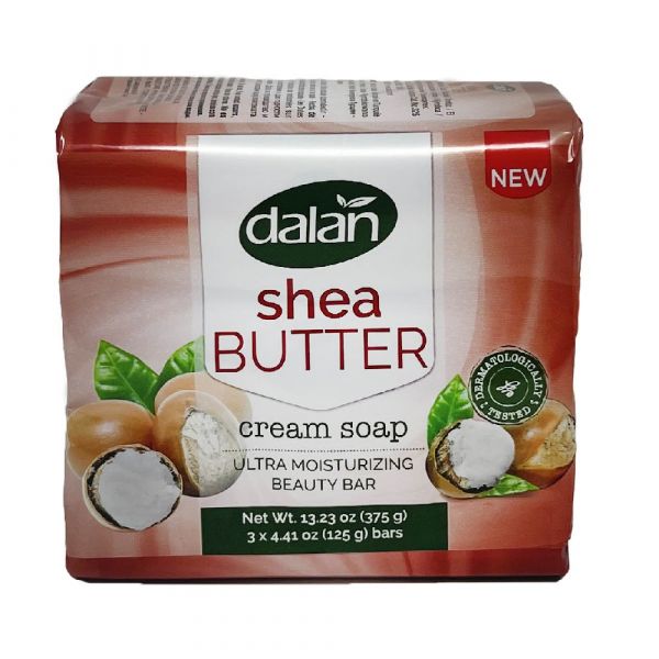 Dalan Cream Bar Soap Shea Butter 3ct 125g