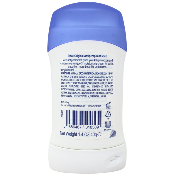 Dove Deodorant Stick Original 40g