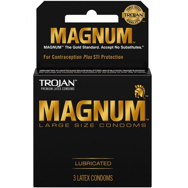 Trojan Condoms Magnum 3ct