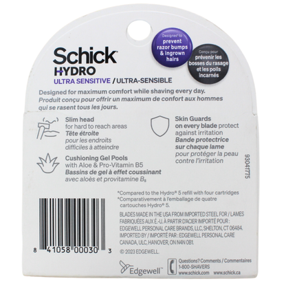 Schick Hydro 5carts Ultra Sensitive