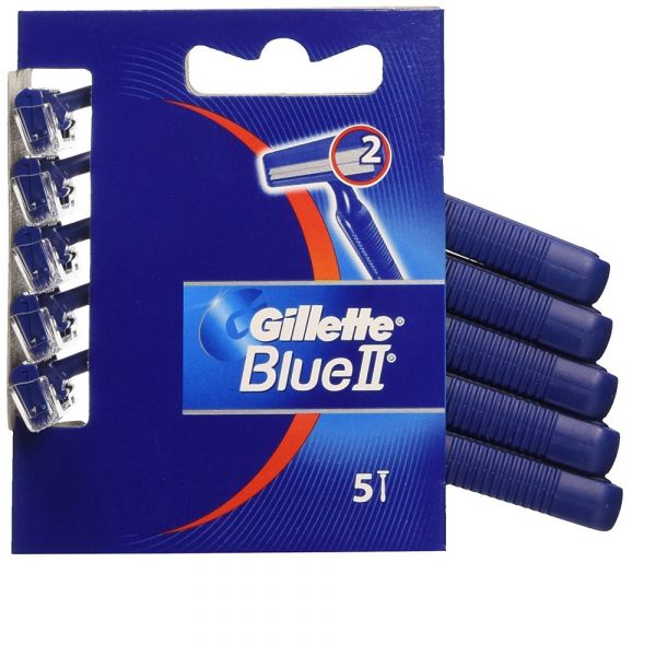 Gillette Blue Ii 5count Disposable Razor