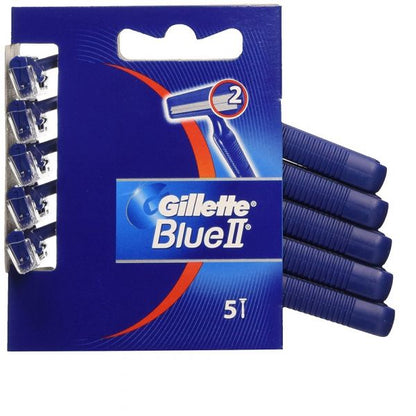 Gillette Blue Ii 5count Disposable Razor