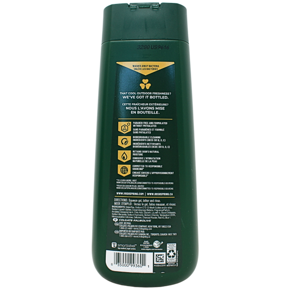 Irish Spring Body Wash Charcoal Refresh 591ml