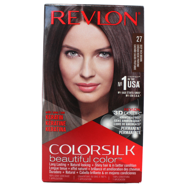 REVLON Colorsilk #27 Deep Rich Brown