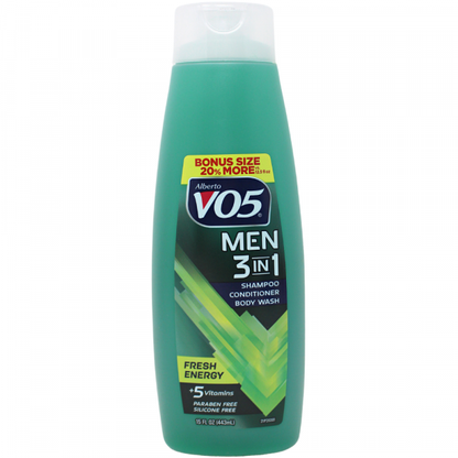 Alberto V05 3In1 443Ml Men Fresh Energy