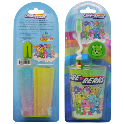 Care Bears Kids Oral Care Kit with Toothbrush Cup and Cap