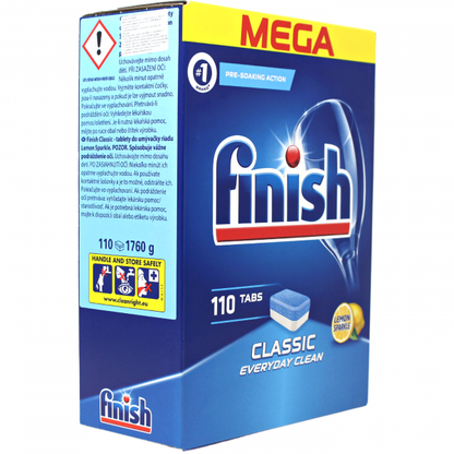 Finish Dishwasher Tabs Classic Lemon 110ct 1760g