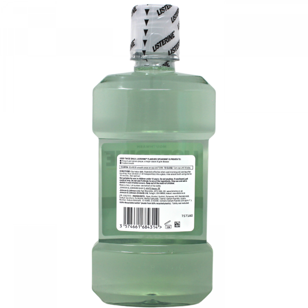 Listerine Mouthwash Spearmint 500ml