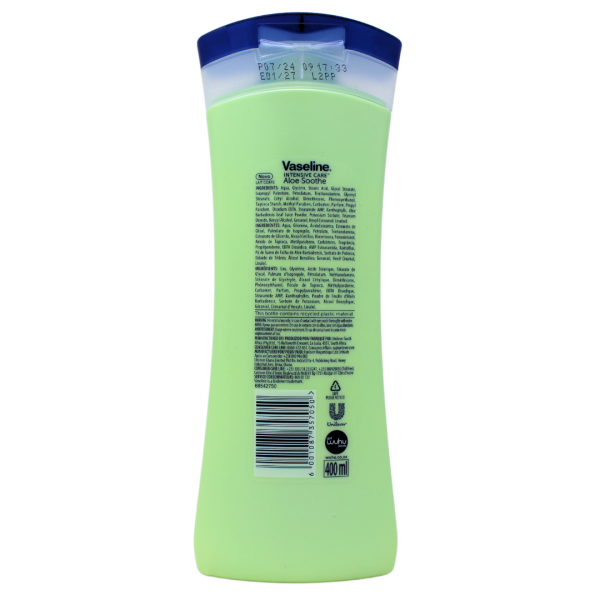 Vaseline Body Lotion Aloe Soothe 400mL