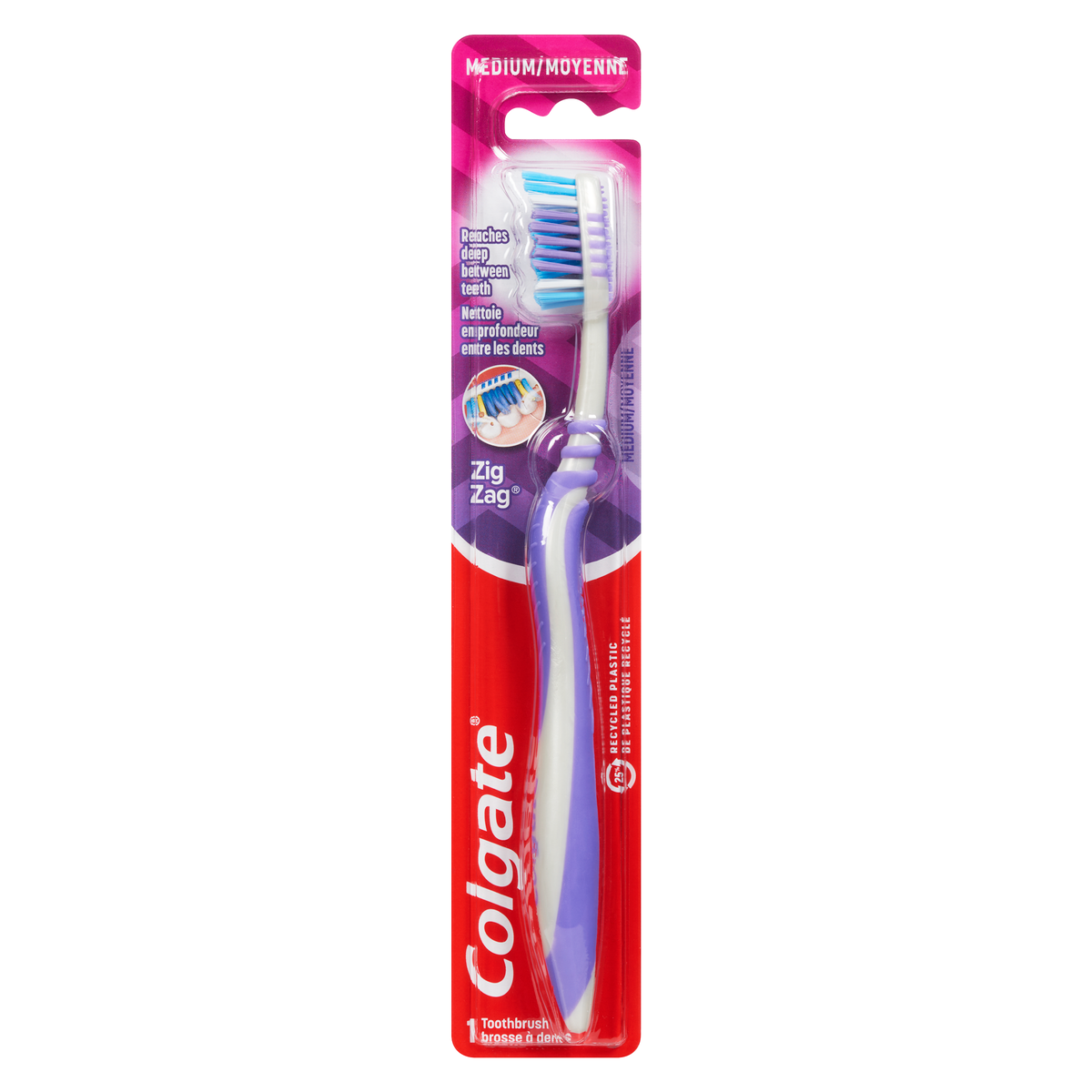 Colgate Toothbrush Medium ZigZag 12ct