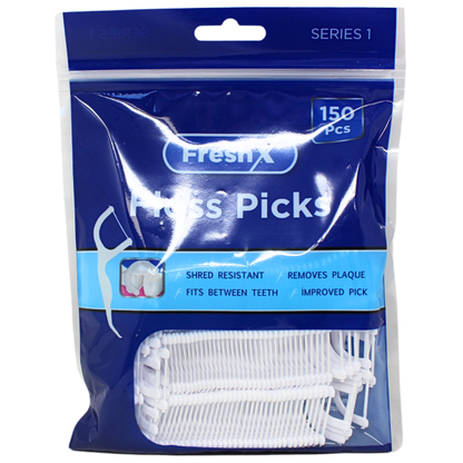 FreshX Floss Picks 150ct