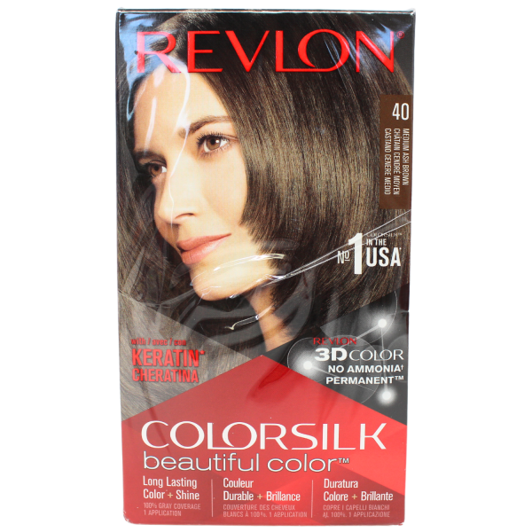 REVLON Colorsilk #40 Medium Ash Brown