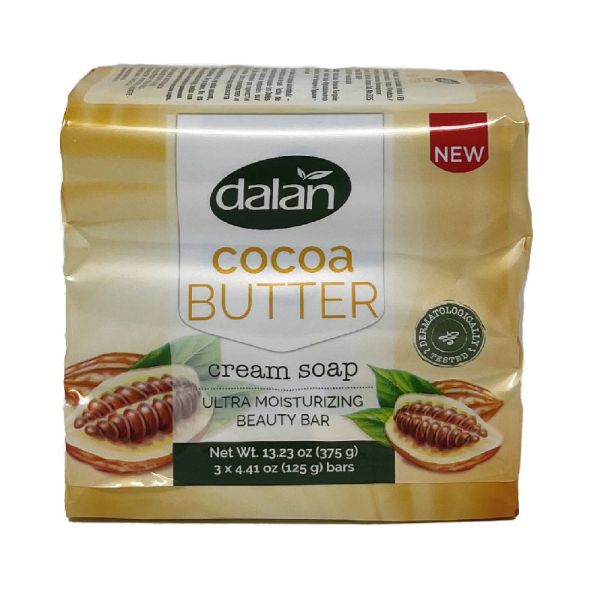 Dalan Cream Bar Soap Cocoa Butter 3ct 125g