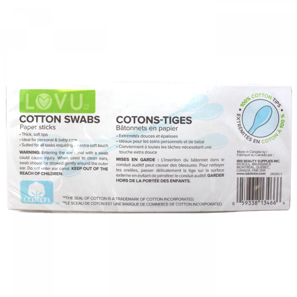 Lovu Cotton Swabs 180ct