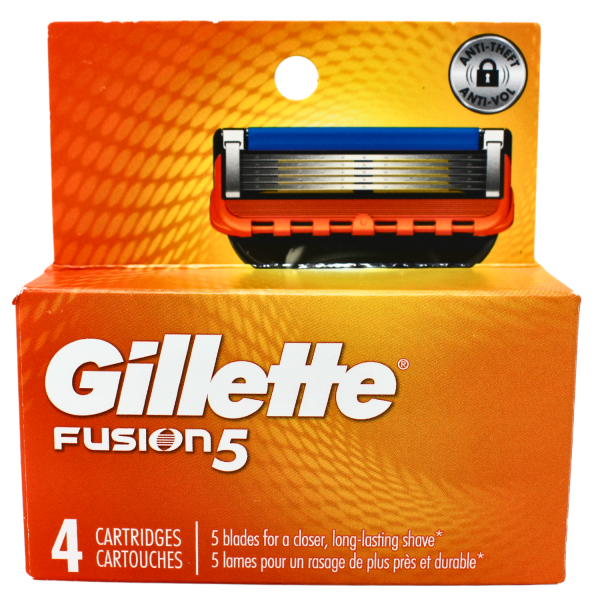 Gillette Fusion5 4 Cartridges