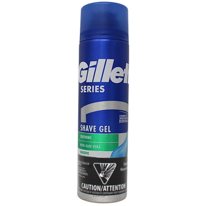 Gillette Shave Gel 200ml Soothing Sensitive W/ Aloe Vera