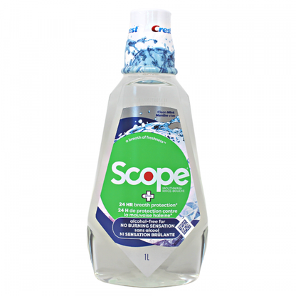 Scope Mouthwash Alcohol Free 1L Breath Protection